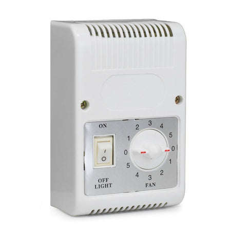 Ventilatore a soffitto con 3 pale in metallo Bianco e luce 70 w Ø 120 cm