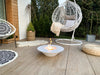 immagine-4-divina-fire-camino-a-bioetanolo-da-giardino-tondo-per-esterno-interno-santorini-bianco-d.60-ean-8056157805106