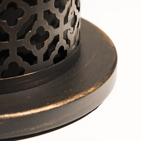 Lampada a Bioetanolo da Tavolo "Tolosa" in Acciaio per arredamento Bar e Ristoranti