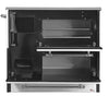 Cucina a legna Beatrice 9 kw con forno in acciaio verniciato h 79 cm