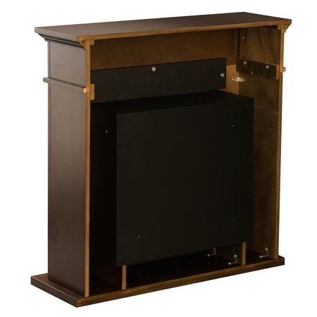 Camino a Bioetanolo da terra "Jefferson" in legno 3,4 Kw arredamento Moderno