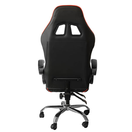 Poltrona Gaming reclinabile da ufficio con supporto lombare e poggiatesta Rosso