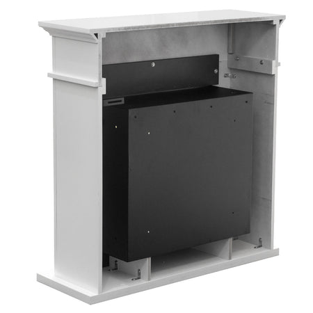 Camino a Bioetanolo da terra "Jefferson" in legno 3,4 Kw arredamento Moderno