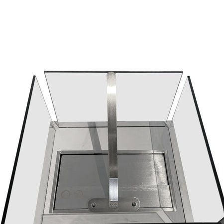 Camino a bioetanolo "Ischia" da terra biocamino per esterno h 115 cm