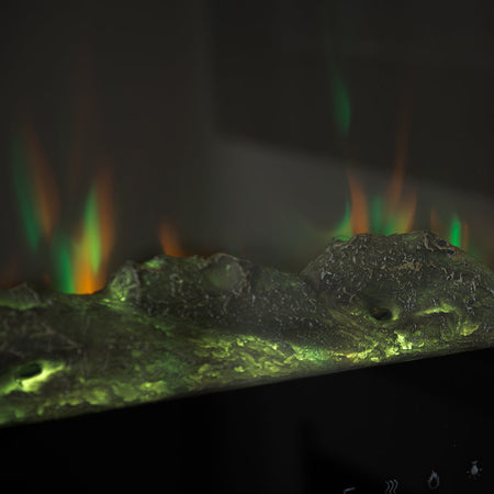 Camino elettrico da parete ad incasso "Dallas" 1800 W arredamento Moderno