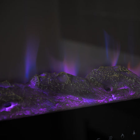 Camino elettrico da parete ad incasso "Dallas" 1800 W arredamento Moderno