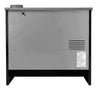 Cucina a legna Beatrice 9 kw con forno in acciaio verniciato h 79 cm