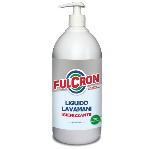 Sapone liquido sgrassante professionale Fulcron igienizzante mani lavamani 1 lt