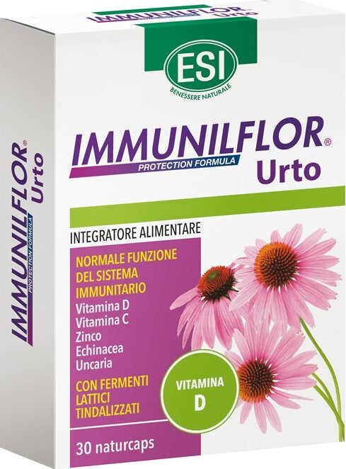 Immunilflor-urto-vitamina-d-integratore-alimentare-30-naturcaps-ESI