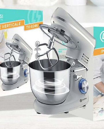 Impastatrice Robot Da Cucina Con Accessori 1400 Watt Mixer Tx-8246 Con Ciotola Casa e cucina/Elettrodomestici per la cucina/Robot da cucina frullatori e impastatrici/Mixer da cucina/Impastatrici Trade Shop italia - Napoli, Commerciovirtuoso.it