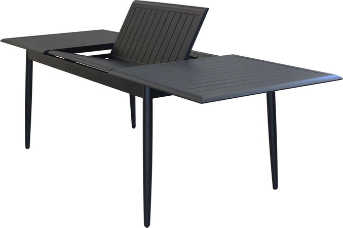 IMPERIUM---set-tavolo-in-alluminio-cm-160/240x90x76-h-con-6-sedute-Antracite-Milani-Home