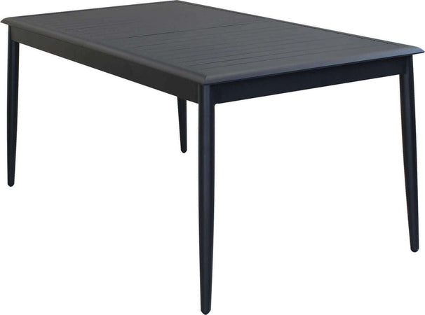 IMPERIUM---set-tavolo-in-alluminio-cm-160/240x90x76-h-con-6-sedute-Antracite-Milani-Home