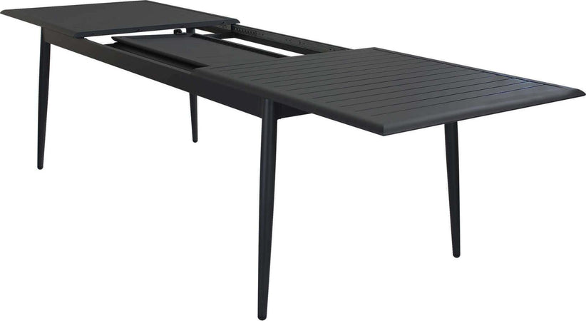 IMPERIUM---set-tavolo-in-alluminio-cm-200/300x90x76-h-con-8-sedute-Antracite-Milani-Home