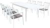 IMPERIUM---set-tavolo-in-alluminio-cm-200/300x90x76-h-con-8-sedute-Bianco-Milani-Home