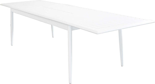 IMPERIUM---tavolo-da-giardino-allungabile-in-alluminio-200/300x90-Bianco-Milani-Home