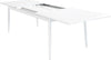 IMPERIUM---tavolo-da-giardino-allungabile-in-alluminio-200/300x90-Bianco-Milani-Home