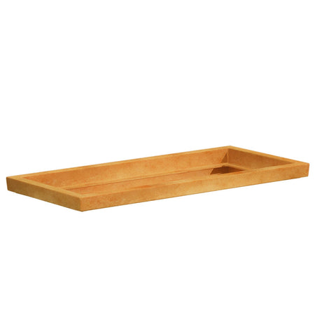 Sottovaso per Fioriera rettangolare in resina per piante e fiori Made in Italy da esterno