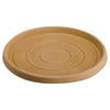Sottovaso per vaso tondo in resina decorazione per fiori e piante Made in Italy