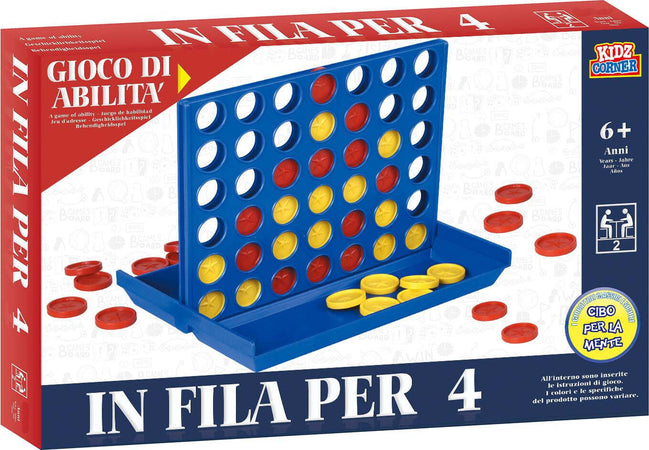 In-fila-per-4-gioco-Kidz-Corner