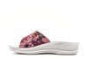 INBLU Ciabatta donna aperta con strappo rosso