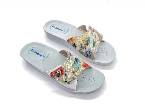 INBLU Ciabatta Donna Con Strappo Sabbia