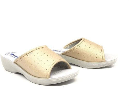 INBLU Ciabatta donna fascia platino