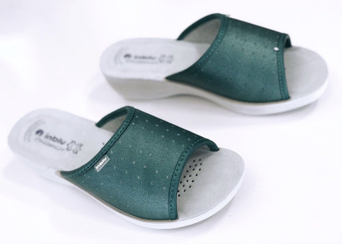INBLU Ciabatte donna fascia acquamarina