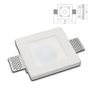 *STOCK* n.10 Portafaretti In Gesso Ceramico ad incasso 150x150 con Vetro 40W GU10 IP20 - Eternal Parquet
