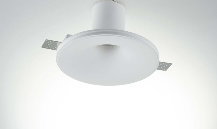 Incasso Eva Bianco 1Xe27 18X9Cm Illuminazione/Illuminazione per interni/Luci da incasso/Portafaretti da incasso Led Mall Home - Napoli, Commerciovirtuoso.it