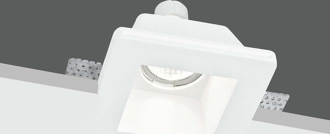 Incasso Ghost Bianco 1Xgu10 12X12X5,5Cm Illuminazione/Illuminazione bagno/Luci ad incasso Led Mall Home - Napoli, Commerciovirtuoso.it