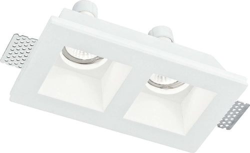 Incasso Ghost Bianco 2Xgu10 21,4X11,8X5,5Cm Illuminazione/Illuminazione bagno/Luci ad incasso Led Mall Home - Napoli, Commerciovirtuoso.it