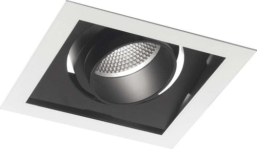 Incasso Led Apollo Orientabile Bianco/Nero 45W 3600Lm 4000K 18,8X18,8X12Cm Illuminazione/Illuminazione bagno/Luci ad incasso Led Mall Home - Napoli, Commerciovirtuoso.it