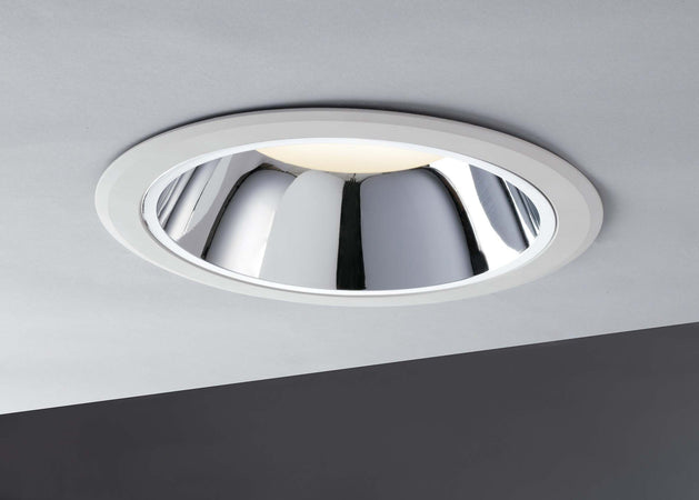 Incasso Led Mack Bianco/Cromo 20W 1800Lm 3000K 19X9,1Cm Illuminazione/Illuminazione bagno/Luci ad incasso Led Mall Home - Napoli, Commerciovirtuoso.it