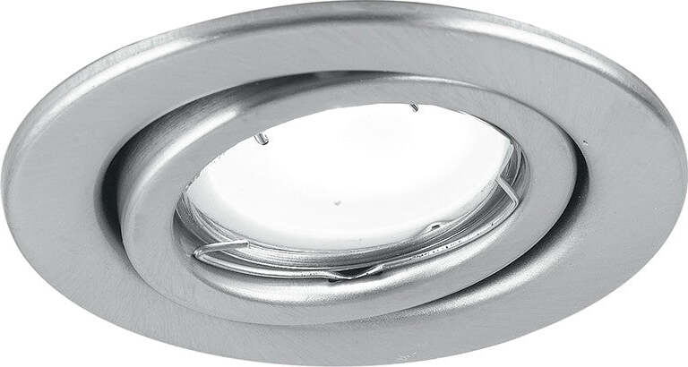 Incasso Led Matrix Orientabile Nikel 1Xgu10 6W 400Lm 3000K 10X8,5Cm Illuminazione/Illuminazione bagno/Luci ad incasso Led Mall Home - Napoli, Commerciovirtuoso.it