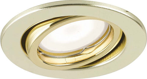 Incasso Led Matrix Orientabile Oro 1Xgu10 6W 400Lm 3000K 10X8,5Cm Illuminazione/Illuminazione bagno/Luci ad incasso Led Mall Home - Napoli, Commerciovirtuoso.it