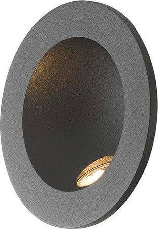 Incasso Led Onyx Nero 2W 144Lm 4000K Ip54 9X4Cm Illuminazione/Illuminazione bagno/Luci ad incasso Led Mall Home - Napoli, Commerciovirtuoso.it