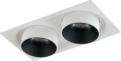 Incasso Led Outsider Orientabile Bianco 2X30W 4800Lm 4000K 13X24X10,5Cm Illuminazione/Illuminazione per interni/Luci da incasso/Portafaretti da incasso Led Mall Home - Napoli, Commerciovirtuoso.it