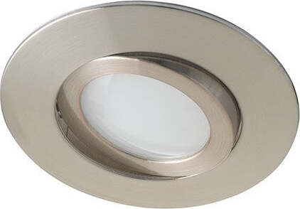 Incasso Led Zenit Orientabile Nikel 5W 400Lm 3000K Ip44 9X2,5Cm Illuminazione/Illuminazione per interni/Luci da incasso/Portafaretti da incasso Led Mall Home - Napoli, Commerciovirtuoso.it