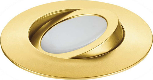 Incasso Led Zenit Orientabile Oro 5W 400Lm 3000K Ip44 9X2,5Cm Illuminazione/Illuminazione per interni/Luci da incasso/Portafaretti da incasso Led Mall Home - Napoli, Commerciovirtuoso.it