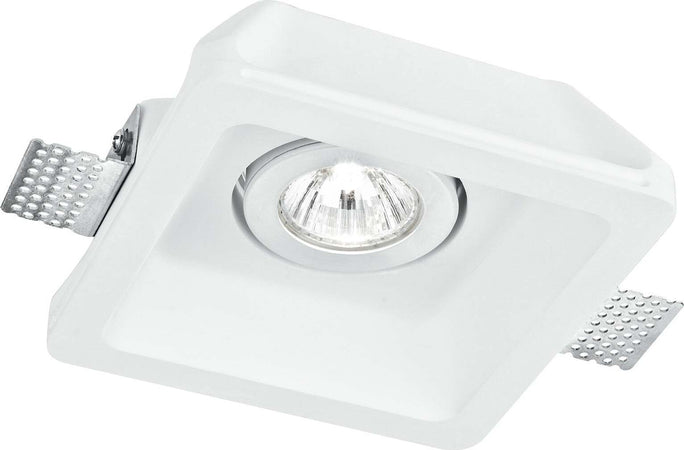 Incasso Morgana Orientabile Bianco 1Xgu10 15,5X15,5X6Cm Illuminazione/Illuminazione per interni/Luci da incasso/Portafaretti da incasso Led Mall Home - Napoli, Commerciovirtuoso.it
