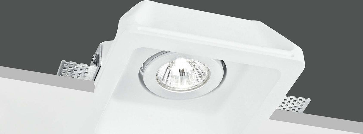 Incasso Morgana Orientabile Bianco 1Xgu10 15,5X15,5X6Cm Illuminazione/Illuminazione per interni/Luci da incasso/Portafaretti da incasso Led Mall Home - Napoli, Commerciovirtuoso.it