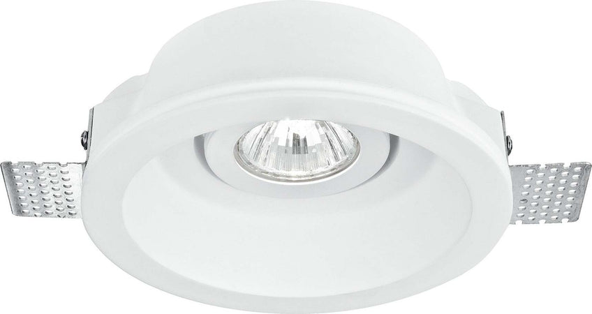 Incasso Morgana Orientabile Bianco 1Xgu10 15,5X6Cm Illuminazione/Illuminazione per interni/Luci da incasso/Portafaretti da incasso Led Mall Home - Napoli, Commerciovirtuoso.it