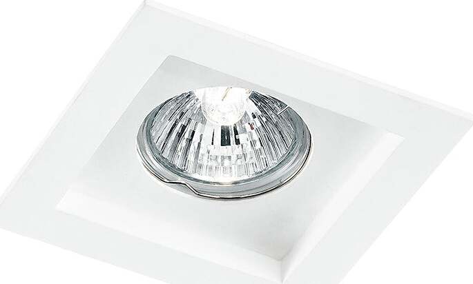 Incasso Phantom Bianco 1Xgu10 10X10X4,9Cm Illuminazione/Illuminazione per interni/Luci da incasso/Portafaretti da incasso Led Mall Home - Napoli, Commerciovirtuoso.it