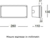 Incasso-segnapasso-Lampadari-Bartalini-BRASS-893-E27-LED-metallo-parete-muro-esterni