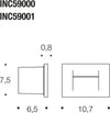 Incasso-segnapasso-moderno-PAN-International-FAST-INC59000-INC59001-LED-alluminio