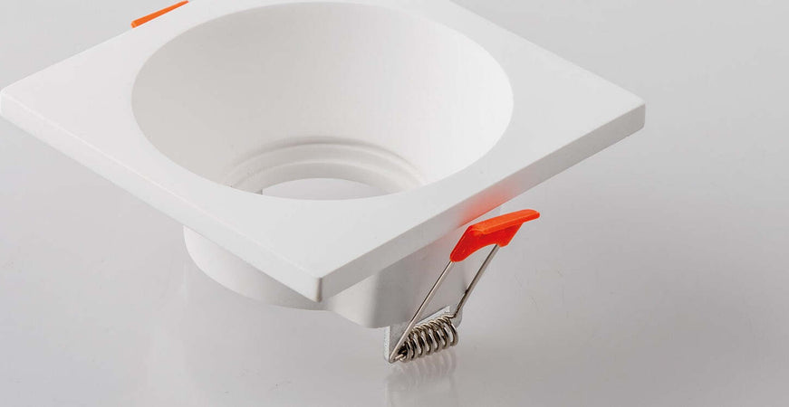 Incasso Shadow Bianco 120*120*45Mm 1Xgu10 Illuminazione/Illuminazione per interni/Luci da incasso/Portafaretti da incasso Led Mall Home - Napoli, Commerciovirtuoso.it