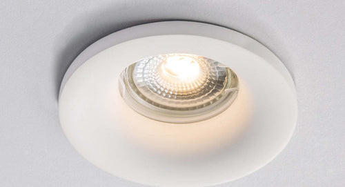 Incasso Shadow Bianco D120*45Mm 1Xgu10 Illuminazione/Illuminazione per interni/Luci da incasso/Portafaretti da incasso Led Mall Home - Napoli, Commerciovirtuoso.it