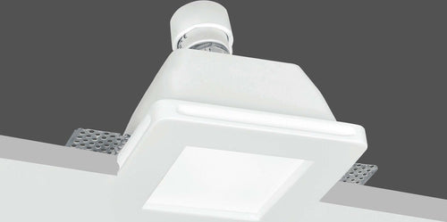Incasso Snow Bianco 1Xgu10 12X12X6Cm Illuminazione/Illuminazione per interni/Luci da incasso/Portafaretti da incasso Led Mall Home - Napoli, Commerciovirtuoso.it