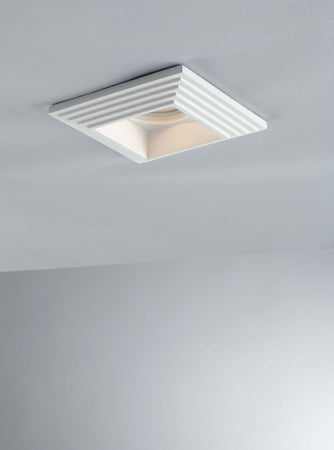 Incasso Spettro Bianco 1Xgu10 12,4X12,4X5Cm Illuminazione/Illuminazione per interni/Luci da incasso/Portafaretti da incasso Led Mall Home - Napoli, Commerciovirtuoso.it