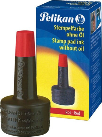 Inchiostro 4k per cuscinetti - senza olio - 28 ml - rosso - Pelikan Cancelleria e prodotti per ufficio/Archivio ufficio e accessori per scrivania/Etichette divisori per schedario e timbri/Timbri e materiali per timbri/Tamponi asciuga inchiostro Eurocartuccia - Pavullo, Commerciovirtuoso.it